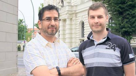 Progressiv. Adrian Schell (l.) und Alexander Gorensky.
