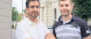 Progressiv. Adrian Schell (l.) und Alexander Gorensky.