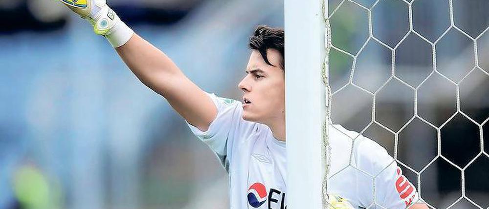 Wieder zurück. Daniel Zacher, der vor drei Jahren in Luckenwalde zwei Elfmeter hielt, steht nach seiner Verletzung beim SV Babelsberg 03 wieder bereit.