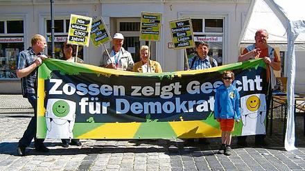 Zu viel der Guten? In Zossen ist ein Streit um den Kampf gegen Rechtsradikalismus entbrannt. Einigen  auch der Stadtspitze  ist das alles zu viel.