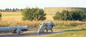 Historischer Ort. Die Slawenburg Raddusch wurde dort errichtet, wo Ausgrabungen auf eine vor 1200 Jahren errichtete Burg schließen lassen.