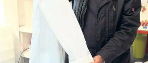 Erfinder: Christian Peitzner Lloret mit seinem „Bügel-Clou“.