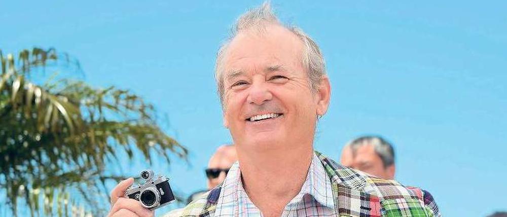 Freut sich auf Deutschland. Schauspieler Bill Murray plauderte ausgerechnet mit Ex-Fußball-Nationalspieler Arne Friedrich über das bevorstehende Projekt mit Wes Anderson in Deutschland. Murray gehört im Anderson-Filmkosmos bereits zum Stammpersonal.