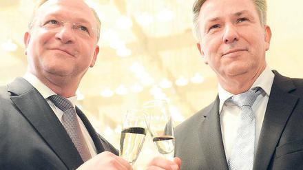 Ein Prost auf Rot-Schwarz: Viel zu feiern gab es im letzten Jahr nicht mehr.