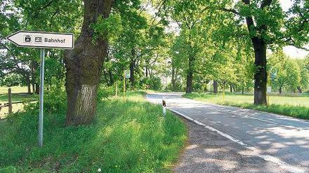 Gefährlich: Zum Bahnhof Saarmund führt nur eine kurvenreiche Straße.