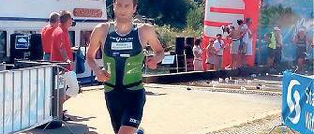 Will aufs Treppchen. Christian Prochnow startet am Schliersee.