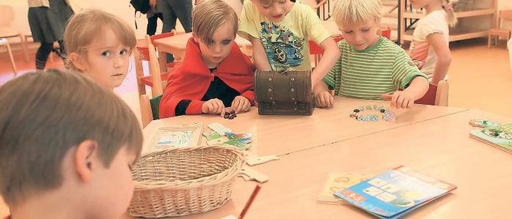 Frisch und hell. Die Kinder freuen sich über ihre sanierte Kita.