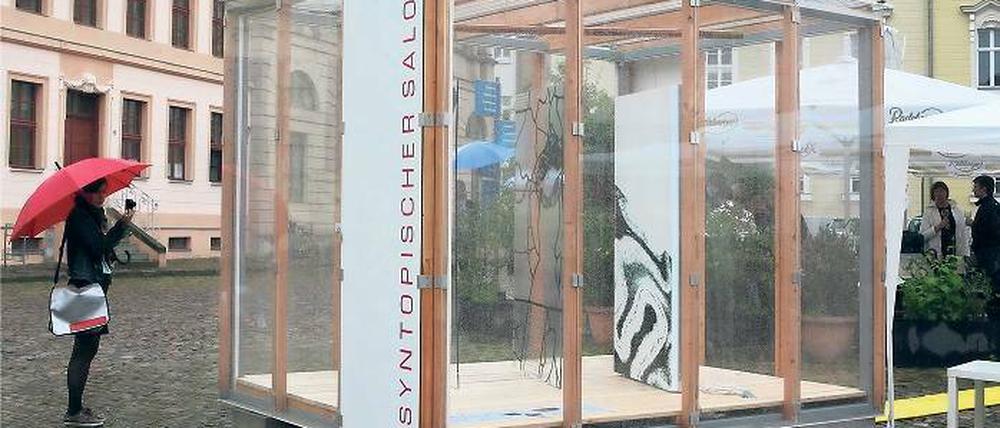 Durchblick. Im Syntopischen Salon sind ab heute HFF-Arbeiten zu sehen.