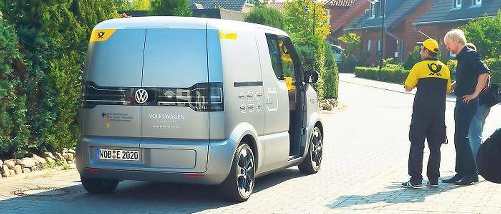 Praxistest in der Gartenstadt. Die Post machte ein Geheimnis daraus.