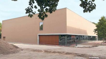 Doppelnutzung. In der neuen Turnhalle sollen die Schüler der Marienschule und der Grundschule am Griebnitzsee Sportunterricht bekommen.