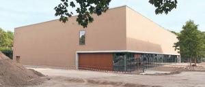 Doppelnutzung. In der neuen Turnhalle sollen die Schüler der Marienschule und der Grundschule am Griebnitzsee Sportunterricht bekommen.