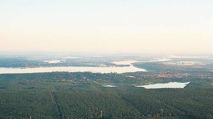 Blick vom alten Turm. Er war für die Öffentlichkeit nicht zu betreten.