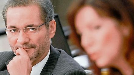 Unter Druck in Sachen Stobrawa: Regierungschef Platzeck und Linke-Fraktionchefin Kerstin Kaiser.