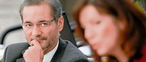Unter Druck in Sachen Stobrawa: Regierungschef Platzeck und Linke-Fraktionchefin Kerstin Kaiser.