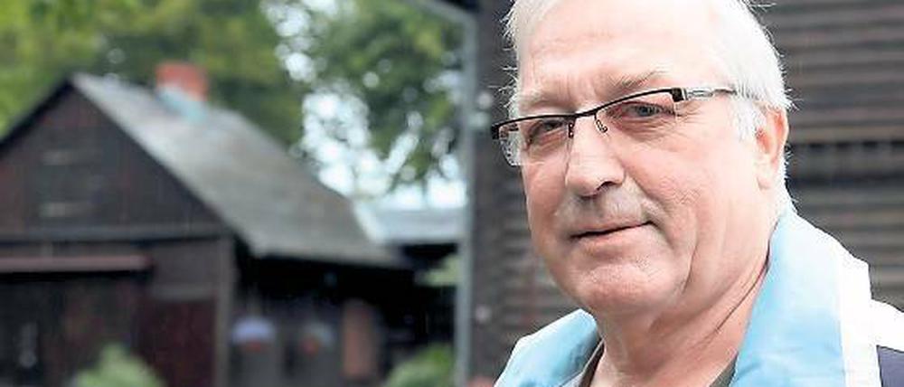 „Nur über meine Leiche.“ Frank Duif in seinem Alexandrowka-Garten.