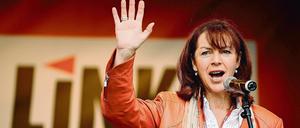 Linke-Fraktionschefin Kerstin Kaiser.