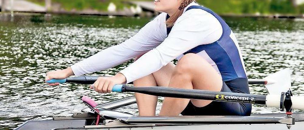 Ab heute bei den JWM. Josephine Heyn vom Ruder-Club Potsdam.