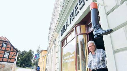 Eberhard Chabrowski: Hängt der Stiefel draußen, ist er vor Ort.