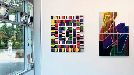 Komplementärfarben sind sein Grundvokabular. Kunst von Bertold Mathes.