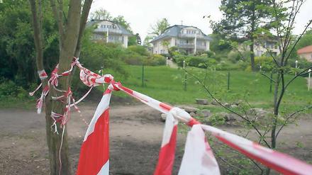 Abgesperrt. Der Groß Glienicker Uferweg beschäftigte das Verwaltungsgericht.