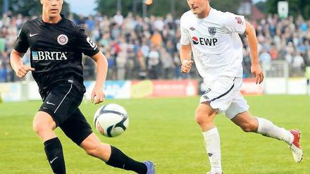 Bester Nulldreier. Markus Müller am Dienstagabend gegen Wiesbaden.