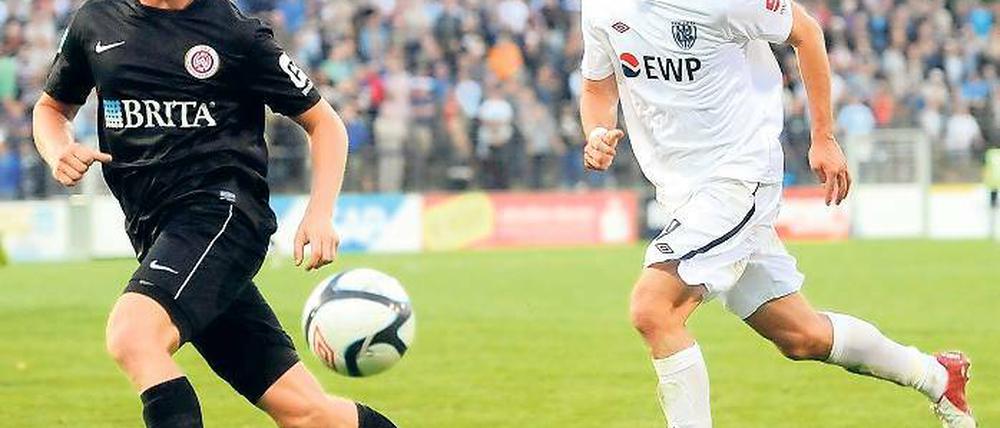 Bester Nulldreier. Markus Müller am Dienstagabend gegen Wiesbaden.