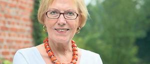 „Hier war ich schon einmal.“ Irmgard Obermayr im Garten ihrer kleinen Remise. Die 63-Jährige übernahm die Leitung des Vereins Berliner Vorstadt.