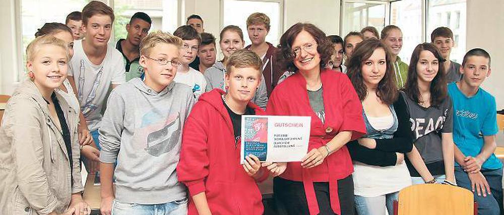 Kostenlose Führung. Die 9. Klasse der Steubenschule mit Magdowski.
