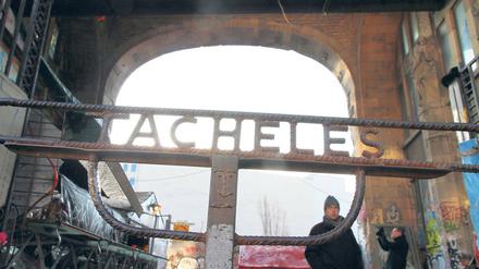 Vor der Räumung: Das Künstlerhaus Tacheles in Berlin-Mitte.