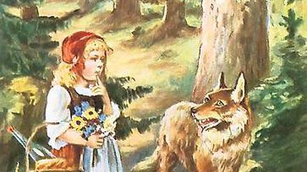 Wer führt was im Schilde? Rotkäppchen auf Initiationsreise, Wolf auf Beutezug.