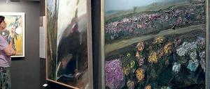 Nah dran. Für die Ausstellung mit Werken aus der Sammlung Plattner wurde der Vortragsraum des HBPG umfunktioniert. 204 Besucher kamen am Dienstag.