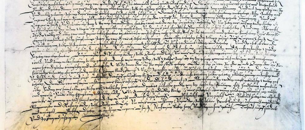 Ohne Siegel. Ob der Schuldschein überhaupt noch gilt, ist umstritten.