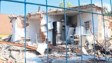 Damaskus? Bagdad? Nein, Teltow. Noch heute sieht man die Folgen der Gasexplosion von vor drei Jahren.