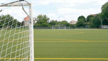 Freie Sicht aufs Tor. In den Ferien tut sich wenig auf den Potsdamer Fußballplätzen. Doch zu Beginn des neuen Schuljahres wird es für die Vereine schwierig, alle Kinder und Jugendliche unterzubringen. Die Plätze reichen kaum noch aus.