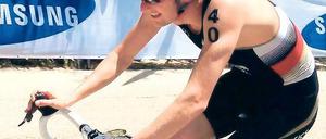 Wieder schnellster Potsdamer. Christian Prochnow vom Team Triathlon.