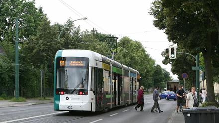 Unglückstort: Die Tramhaltestelle in der Stormstraße.