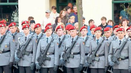 Angetreten. Seit Jahren ist die Bundeswehr in der Stadt Beelitz verwurzelt. Darauf wird auch bei der Aufstellung der neuen Brandenburger Reserveeinheit gesetzt.