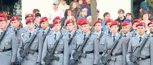 Angetreten. Seit Jahren ist die Bundeswehr in der Stadt Beelitz verwurzelt. Darauf wird auch bei der Aufstellung der neuen Brandenburger Reserveeinheit gesetzt.