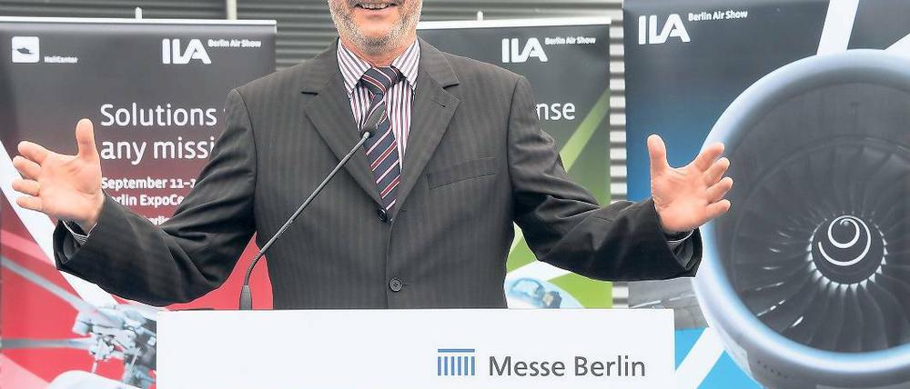 Freude. Regierungschef Platzeck konnte am Flughafen mal etwas eröffnen.