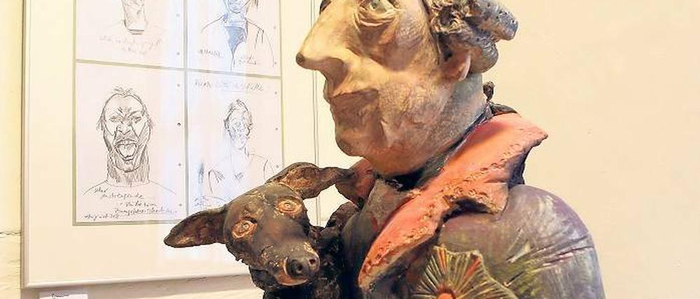 Das Äußere spiegelt das Innere. Friedrich II. mit seinen Windspielen.