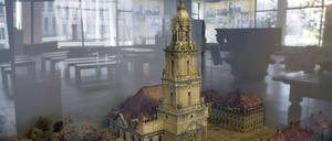 Modell der Garnisonkirche in der Potsdamer Breiten Straße.