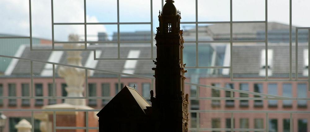 Modell der Garnisionkirche.