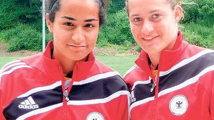 Wollen zur WM. Wiebke Meister (r.) und Venus El-Kassem flogen zur U17-EM.