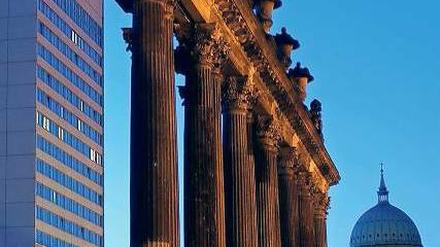 Die bekannte Potsdamer Skyline mit Hotel Mercure (links) – Ein Bild für Ewiggestrige?