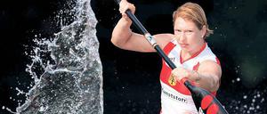 Wieder im Einer. Katrin Wagner-Augustin startet über 500 Meter.