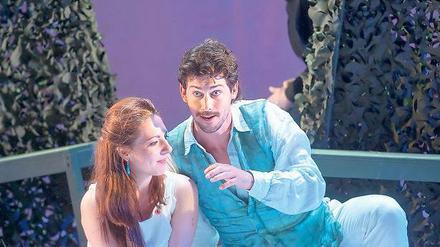 Beseelt. Der Australier David Hansen (r.) und die Französin Bénédicte Tauran in den Titelpartien sowie der italienische Tenor Carlo Vincenzo Allemano als Vater überzeugten mit barocker Sangeskunst.