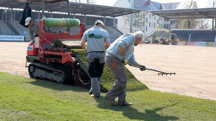 Teures Pflaster. Im April musste im Karli auf Kosten der Stadt ein neuer Rasen verlegt werden.
