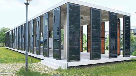 Gut durchlüftet. Der neue Photovoltaik-Pavillon am Campus Pappelallee.