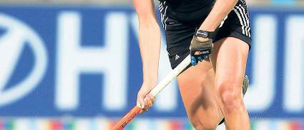 Heimspiel. Rekordnationalspielerin Natascha Keller spielt mit dem BHC am Sonnabend um den Einzug ins Finale der deutschen Meisterschaft.