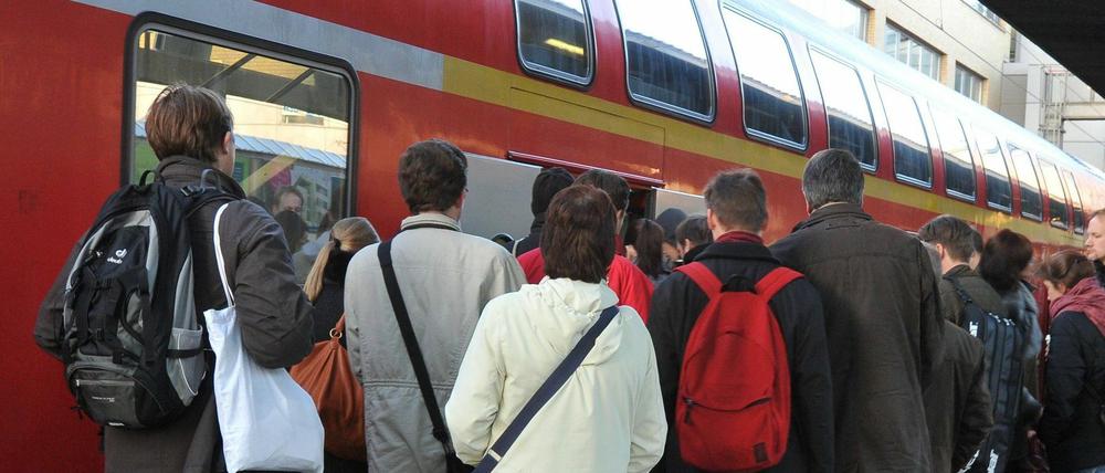 Auch betroffen von den Bauarbeiten: der Hauptbahnhof in Potsdam.